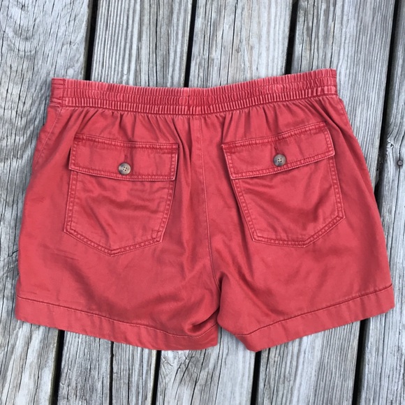 Red cargo shorts - Picture 2 of 3